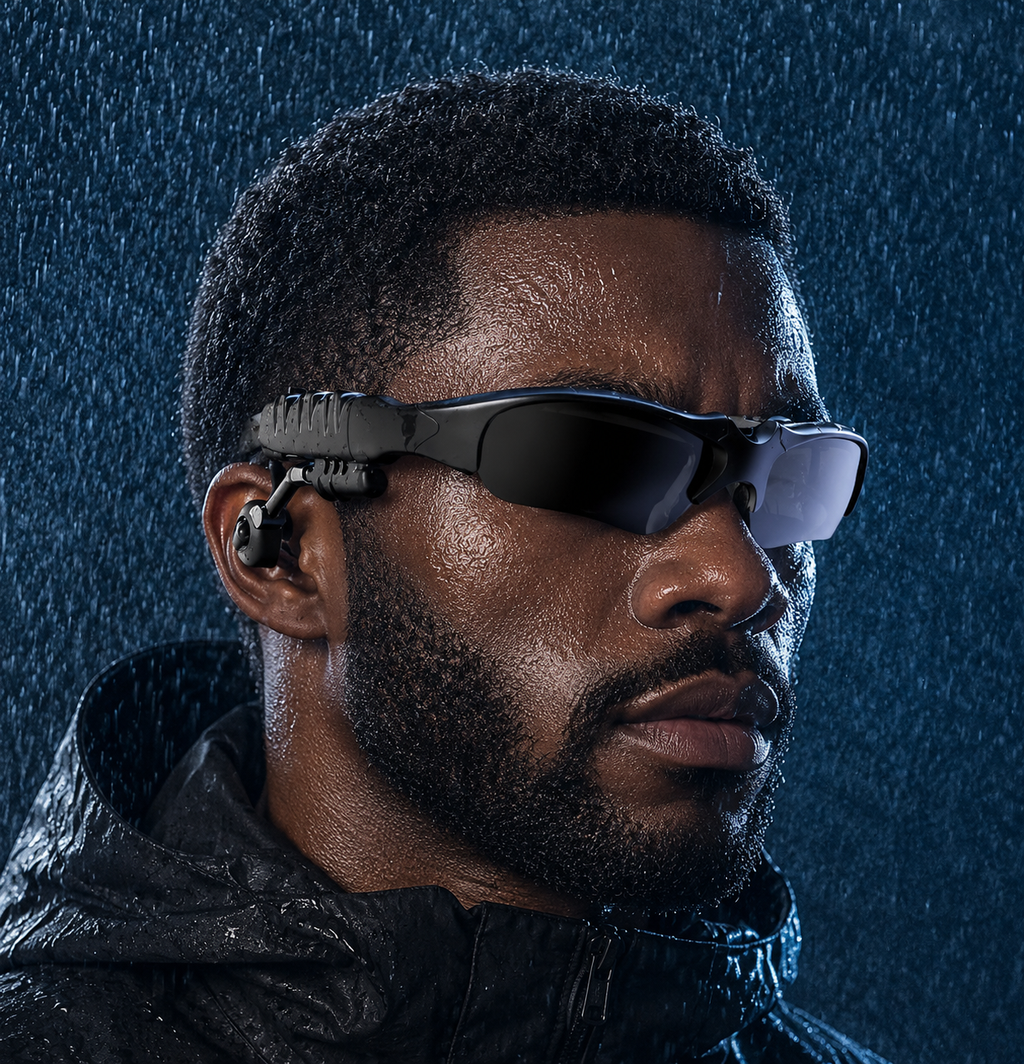 Lunettes de soleil tendance avec écouteurs intelligents