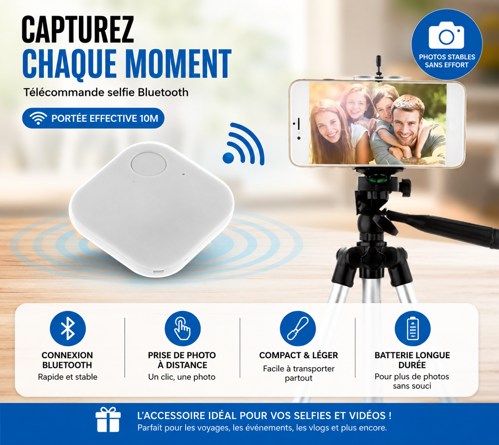 Mini Smart Tracker Bluetooth™ – Localisez facilement tous vos objets