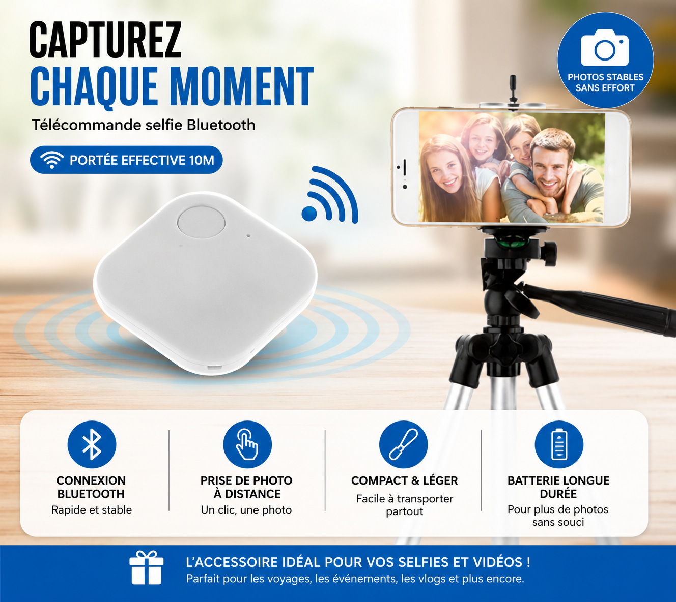 Mini Smart Tracker Bluetooth™ – Localisez facilement tous vos objets