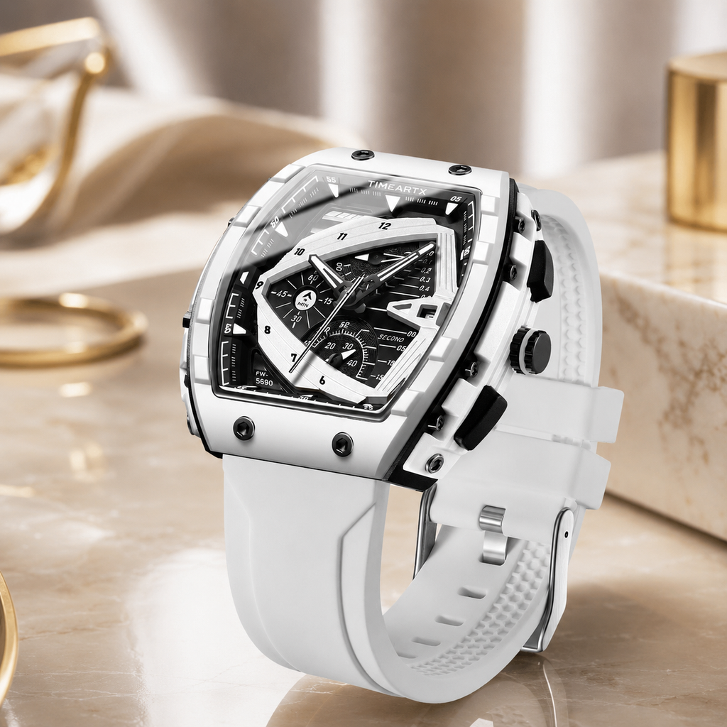 Montre Homme de Luxe Multifonction