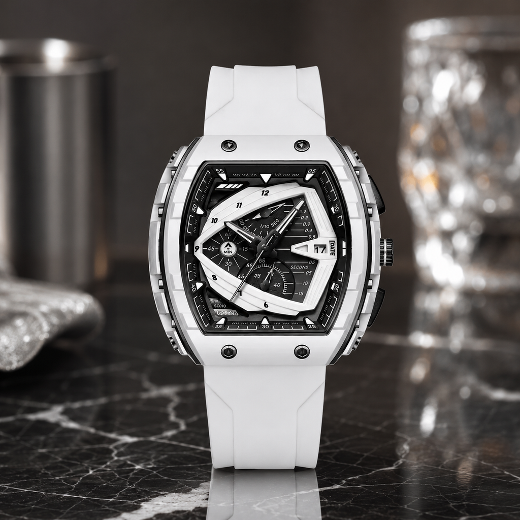 Montre Homme de Luxe Multifonction