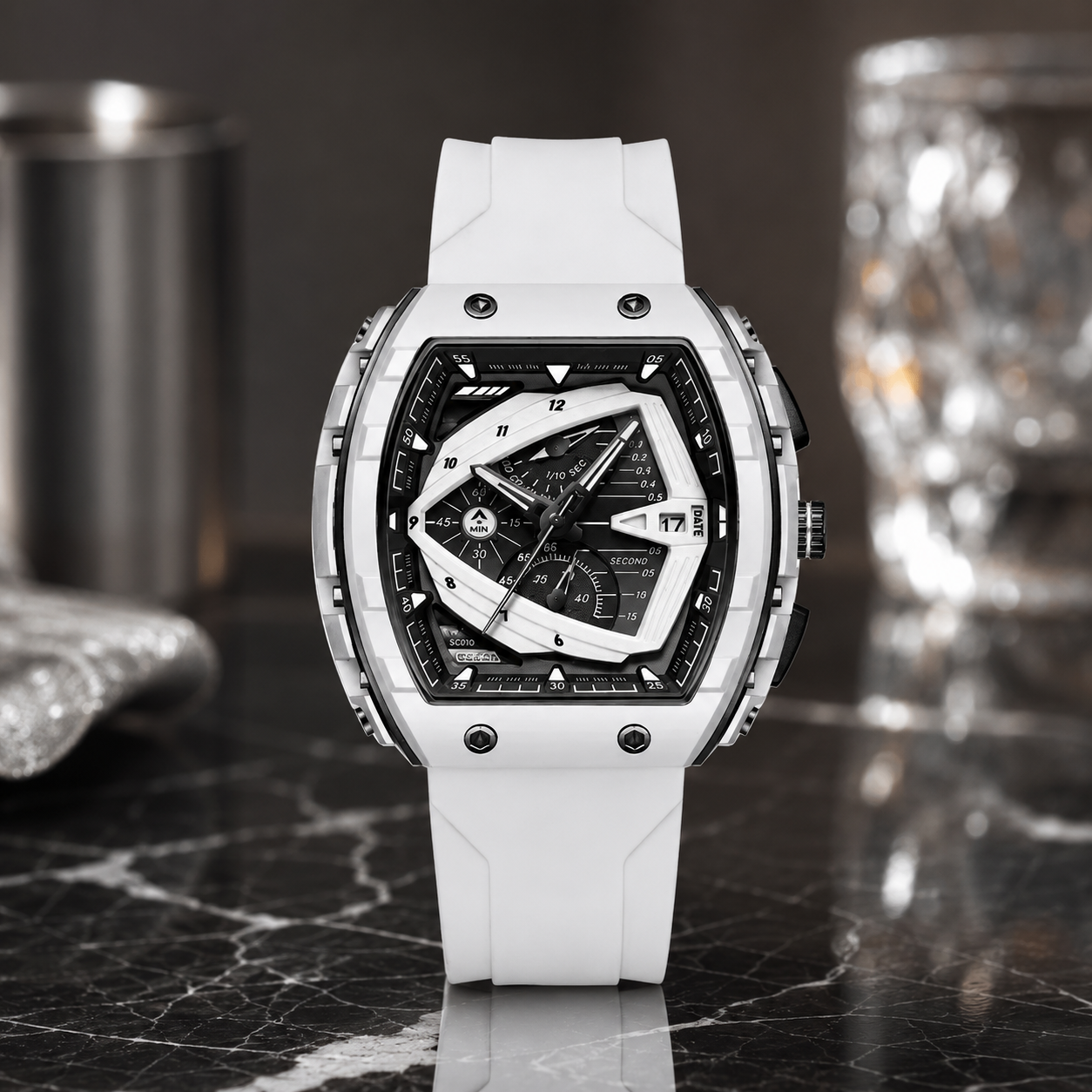 Montre Homme de Luxe Multifonction